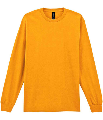 Gildan Ultra Cotton™ Long Sleeve T-Shirt in Gold