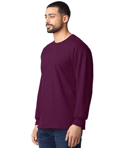 Gildan Gildan Ultra Cotton™ Long Sleeve T-Shirt Maroon