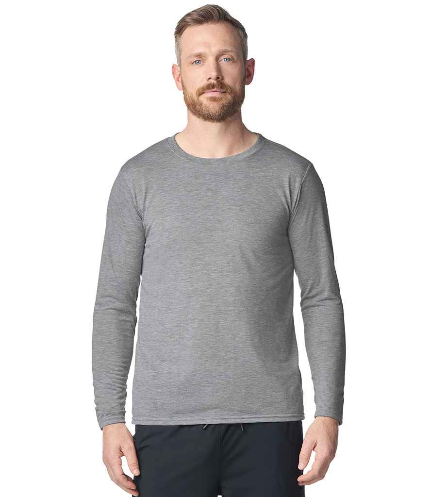 Gildan Gildan Ultra Cotton™ Long Sleeve T-Shirt Sport Grey