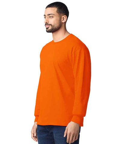Gildan Gildan Ultra Cotton™ Long Sleeve T-Shirt S Orange