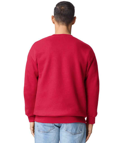 Gildan Gildan Hammer Maxweight Crew Sweatshirt Cherry Red