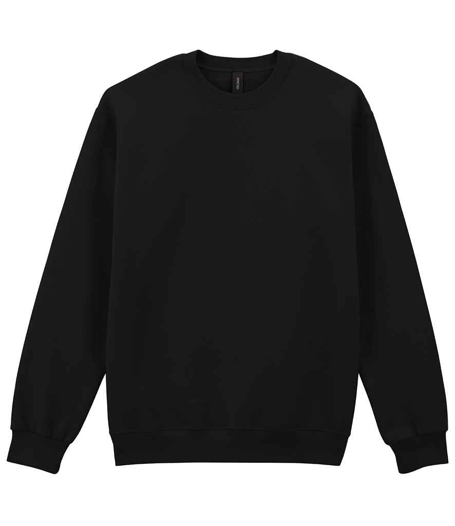 Gildan Hammer Maxweight Crew Sweatshirt in Pitch Black