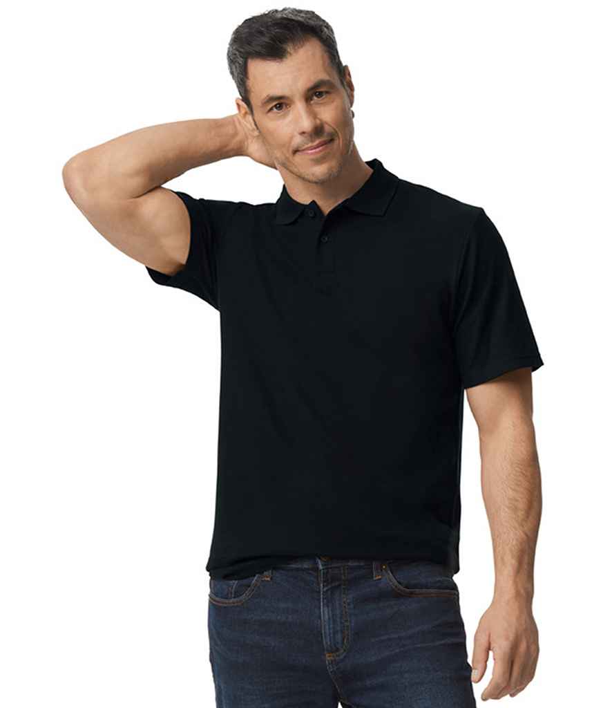 Gildan Gildan SoftStyle® Double Piqué Polo Shirt Black