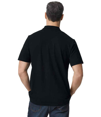 Gildan Gildan SoftStyle® Double Piqué Polo Shirt Black