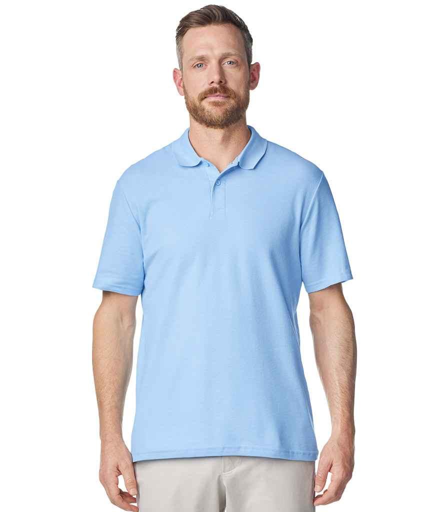 Gildan Gildan SoftStyle® Double Piqué Polo Shirt Light Blue