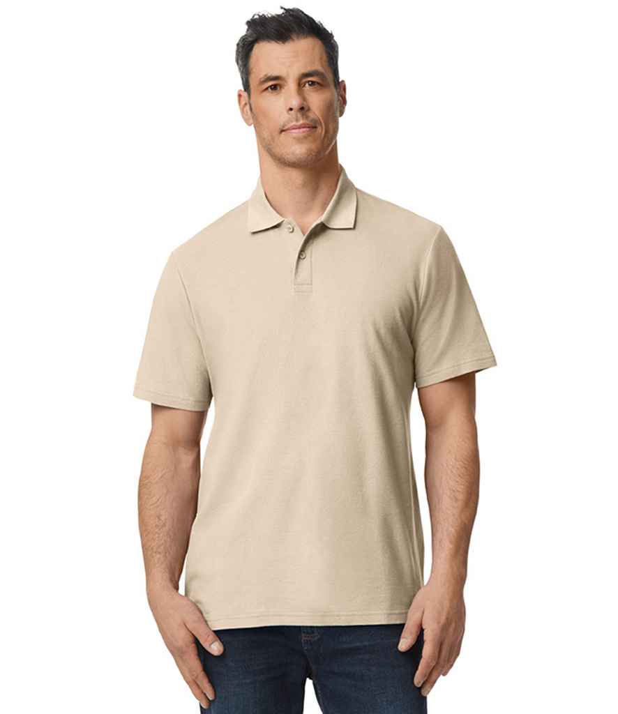Gildan Gildan SoftStyle® Double Piqué Polo Shirt Sand