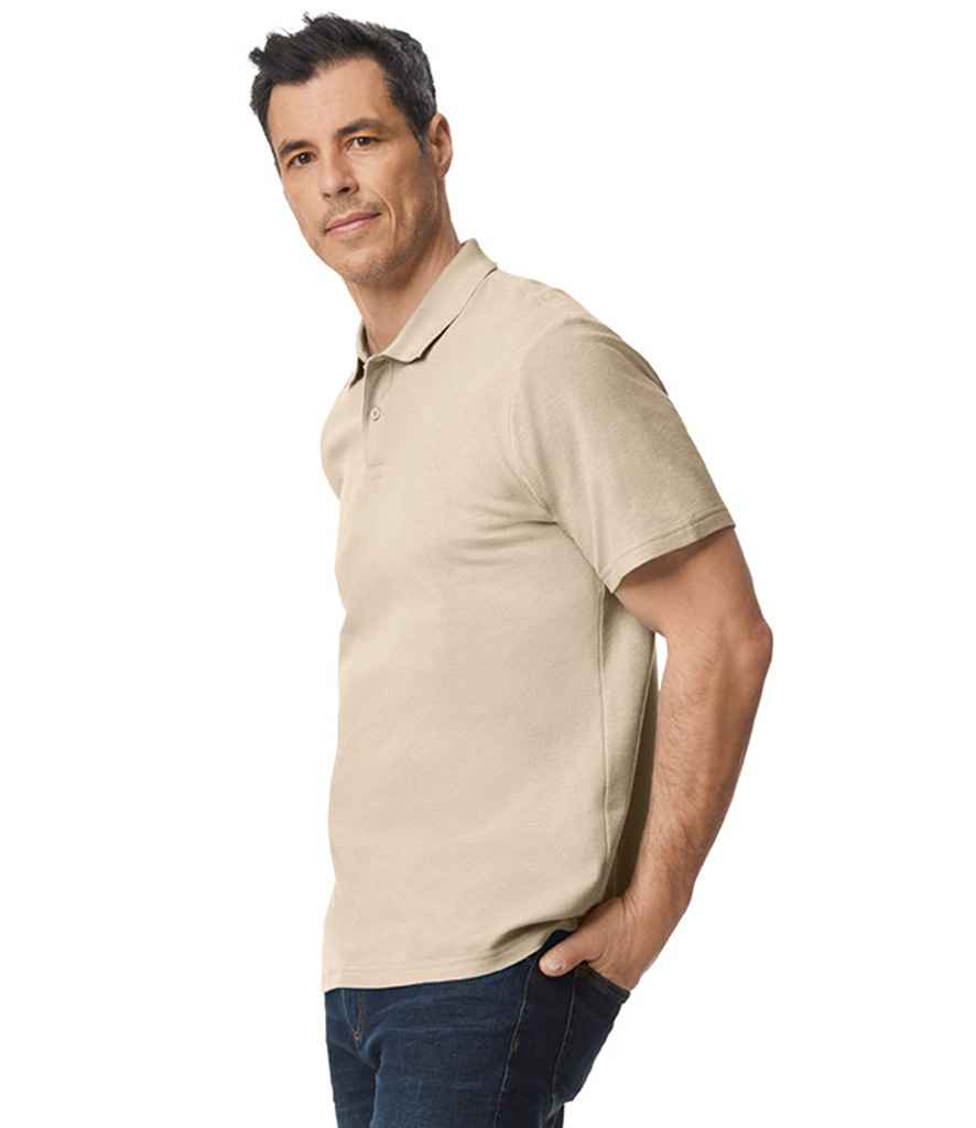 Gildan SoftStyle® Double Piqué Polo Shirt - model image
