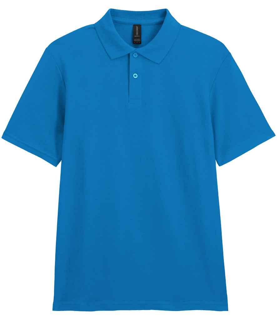 Gildan SoftStyle® Double Piqué Polo Shirt in Sapphire Blue