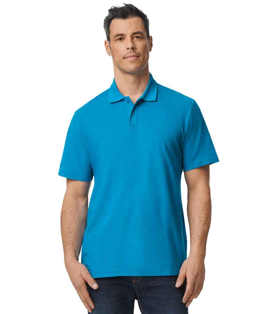 Gildan Gildan SoftStyle® Double Piqué Polo Shirt Sapphire Blue