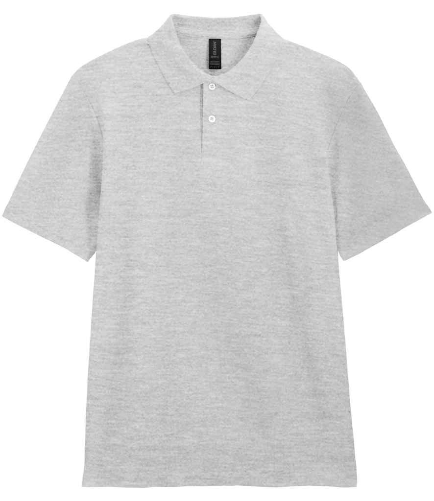 Gildan SoftStyle® Double Piqué Polo Shirt in Sport Grey