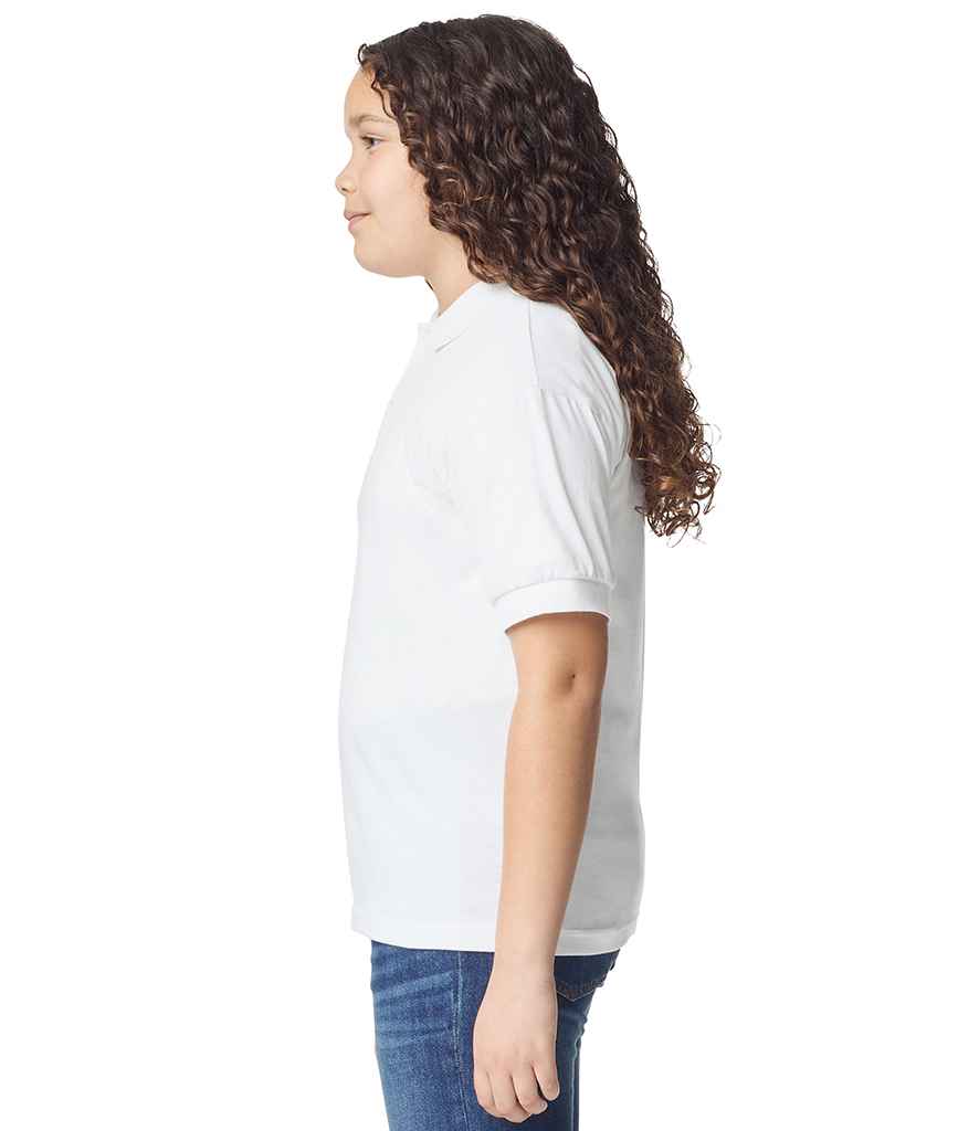 Gildan Gildan Kids DryBlend® Jersey Polo Shirt White