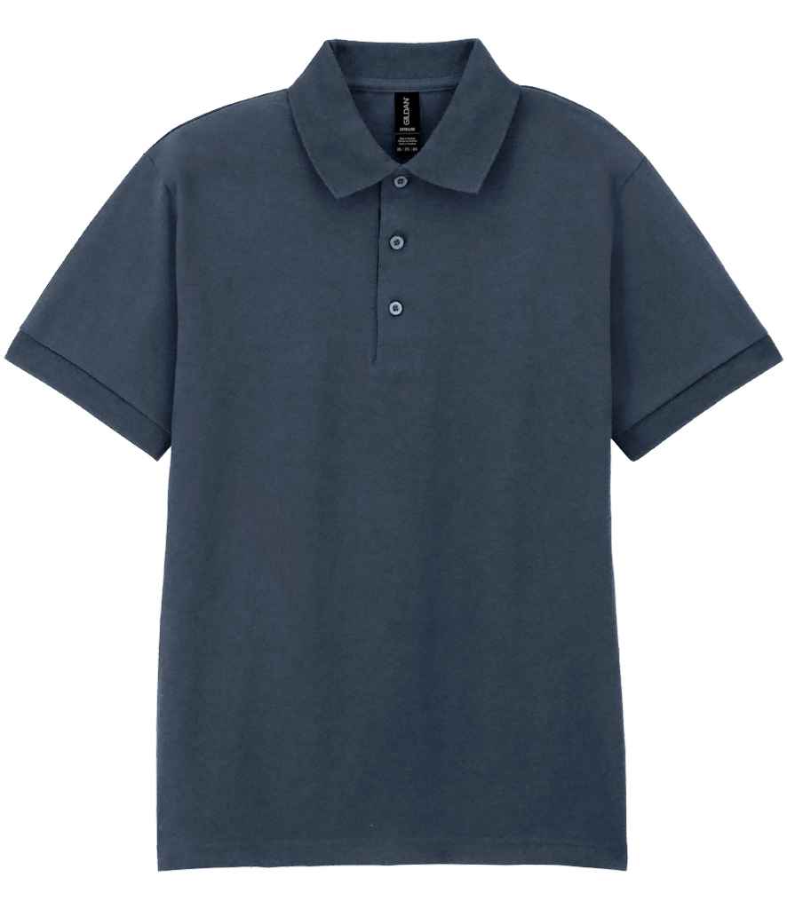 Gildan DryBlend® Jersey Polo Shirt in Dark Heather
