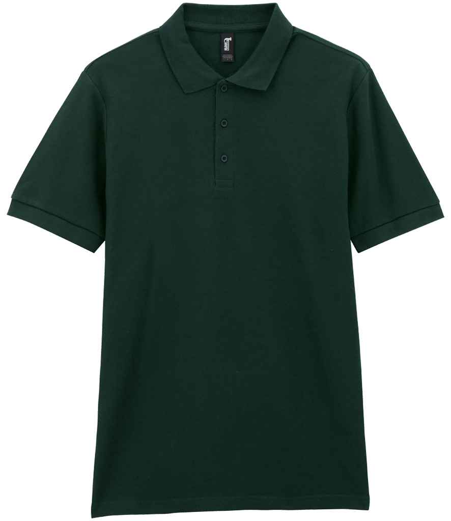 Gildan Hammer Piqué Polo Shirt in Forest Green