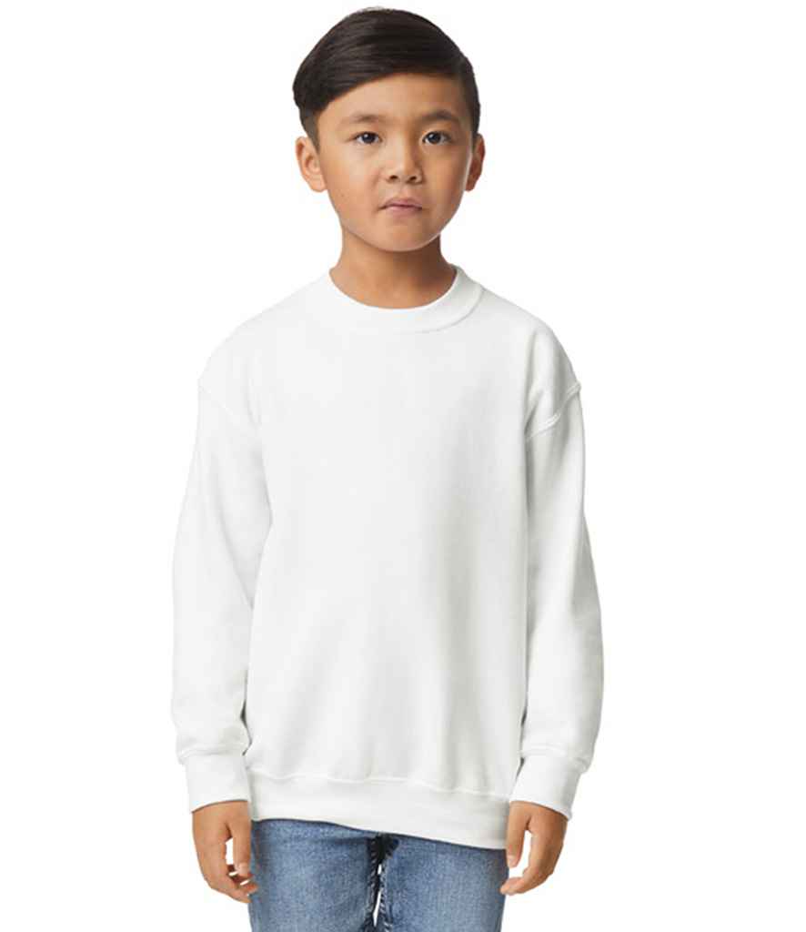 Gildan Gildan Kids Heavy Blend™ Drop Shoulder Sweatshirt White
