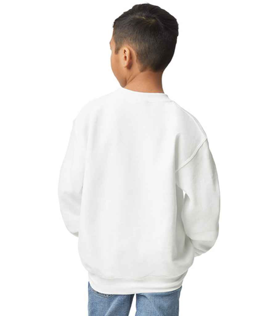 Gildan Gildan Kids Heavy Blend™ Drop Shoulder Sweatshirt White