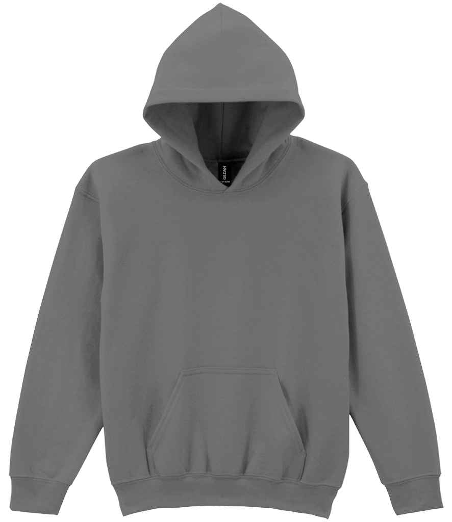 Gildan Kids Heavy Blend™ Hooded Sweatshirt in Charcoal