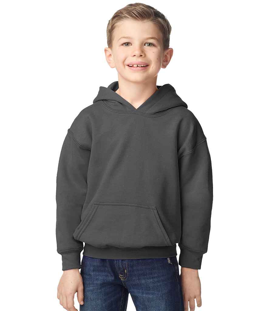 Gildan Gildan Kids Heavy Blend™ Hooded Sweatshirt Fan Charcoal Heather