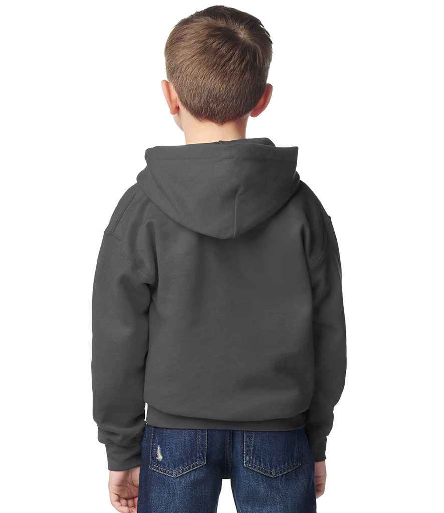 Gildan Gildan Kids Heavy Blend™ Hooded Sweatshirt Fan Charcoal Heather
