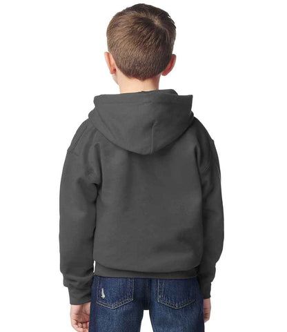 Gildan Gildan Kids Heavy Blend™ Hooded Sweatshirt Fan Charcoal Heather