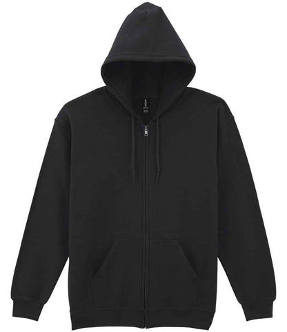 Gildan Heavy Blend™ Zip Hooded Sweatshirt in Black