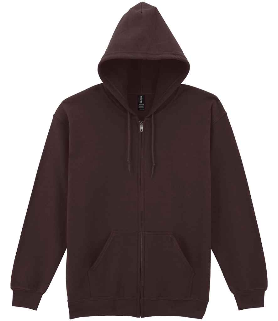 Gildan Gildan Heavy Blend™ Zip Hooded Sweatshirt Dark Chocolate