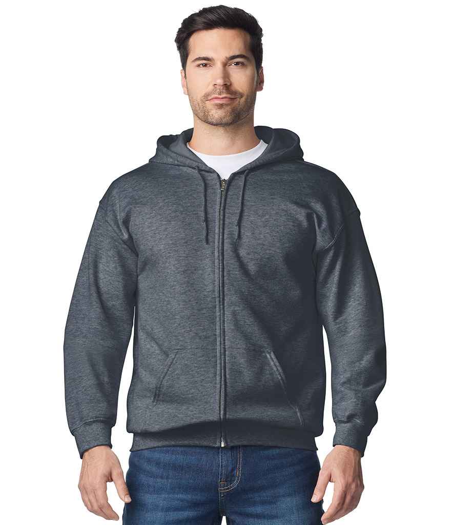 Gildan Gildan Heavy Blend™ Zip Hooded Sweatshirt Dark Heather