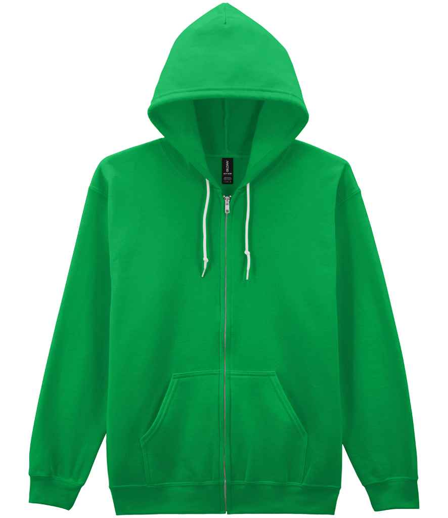 Gildan Heavy Blend™ Zip Hooded Sweatshirt in Irish Green