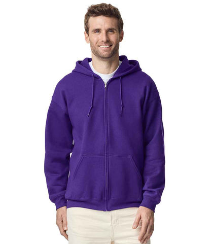 Gildan Gildan Heavy Blend™ Zip Hooded Sweatshirt Purple