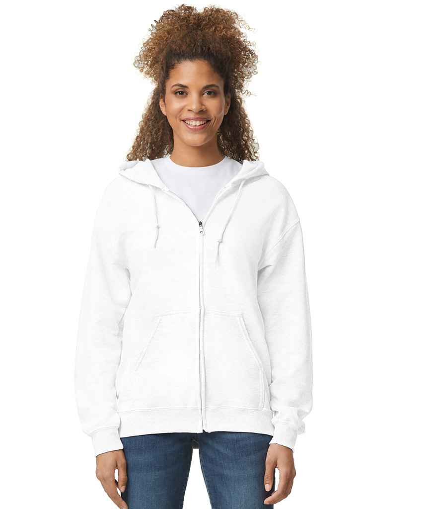 Gildan Gildan Heavy Blend™ Zip Hooded Sweatshirt White