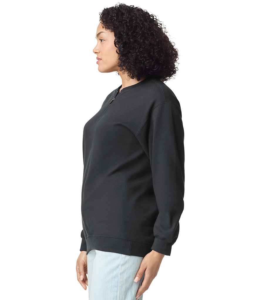 Gildan Gildan SoftStyle® Midweight Fleece 1/4 Zip Sweatshirt Black