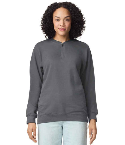 Gildan Gildan SoftStyle® Midweight Fleece 1/4 Zip Sweatshirt Charcoal