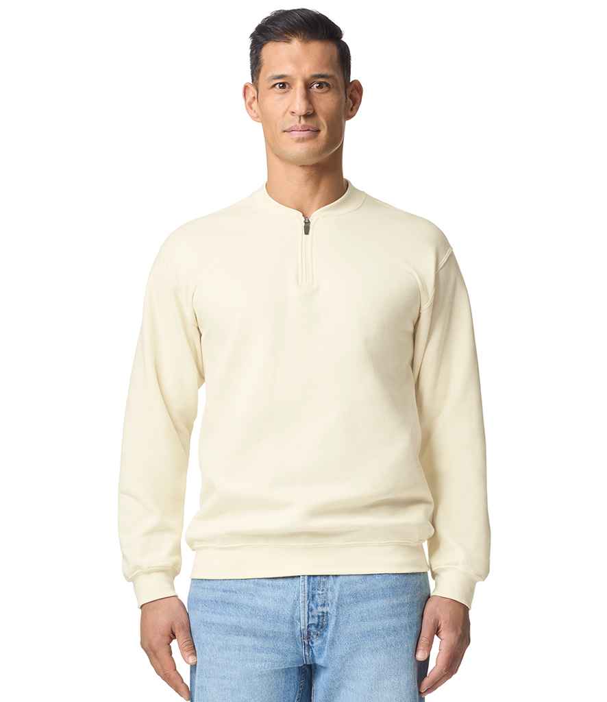 Gildan Gildan SoftStyle® Midweight Fleece 1/4 Zip Sweatshirt Off White