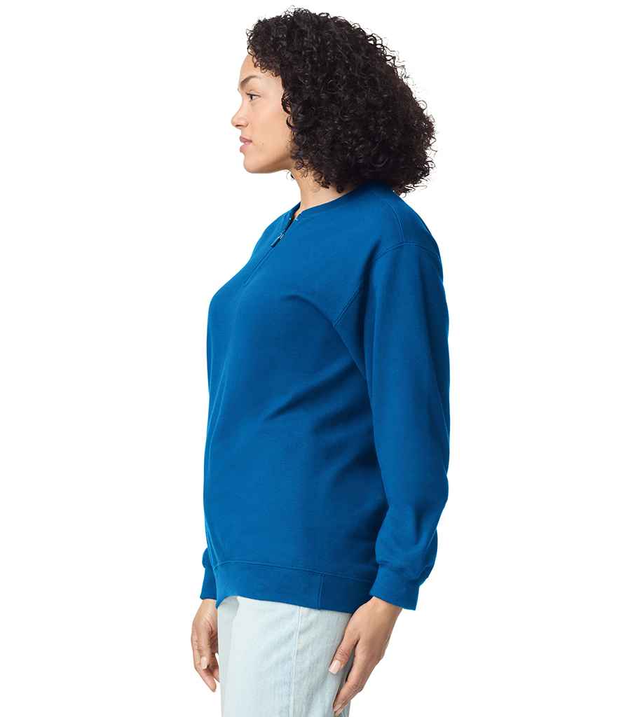 Gildan Gildan SoftStyle® Midweight Fleece 1/4 Zip Sweatshirt Royal Blue
