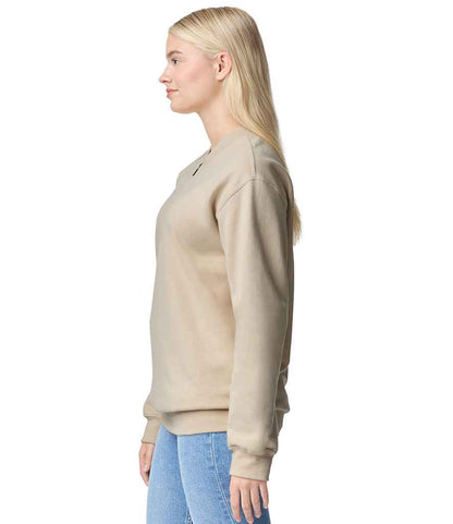 Gildan Gildan SoftStyle® Midweight Fleece 1/4 Zip Sweatshirt Sand