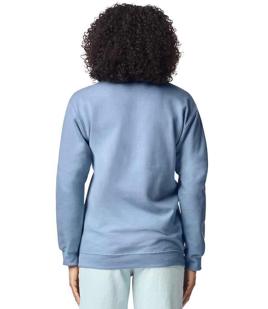 Gildan Gildan SoftStyle® Midweight Fleece 1/4 Zip Sweatshirt Stone Blue