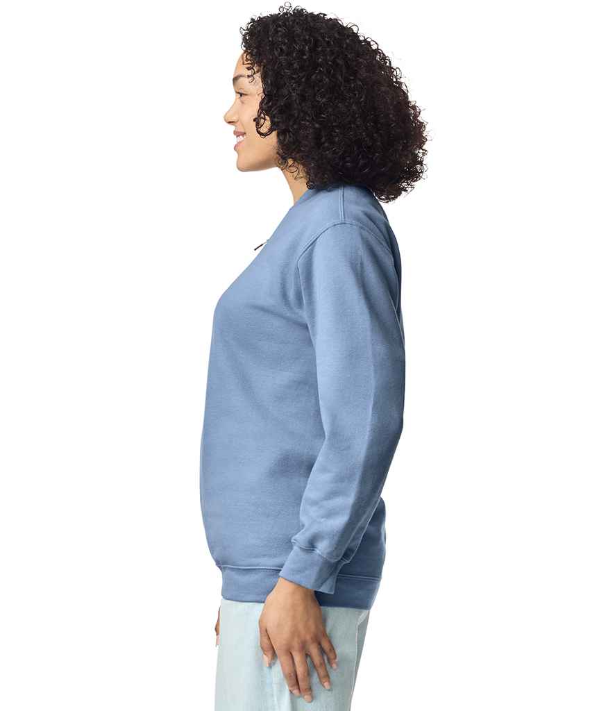 Gildan Gildan SoftStyle® Midweight Fleece 1/4 Zip Sweatshirt Stone Blue