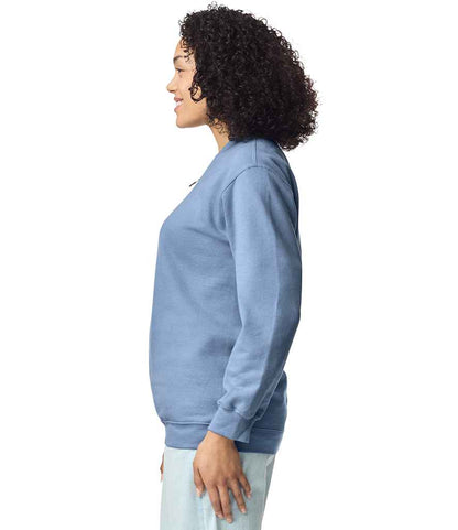 Gildan Gildan SoftStyle® Midweight Fleece 1/4 Zip Sweatshirt Stone Blue