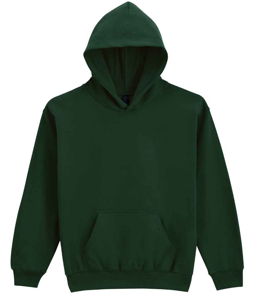 Gildan Kids SoftStyle® Midweight Hoodie in Forest Green