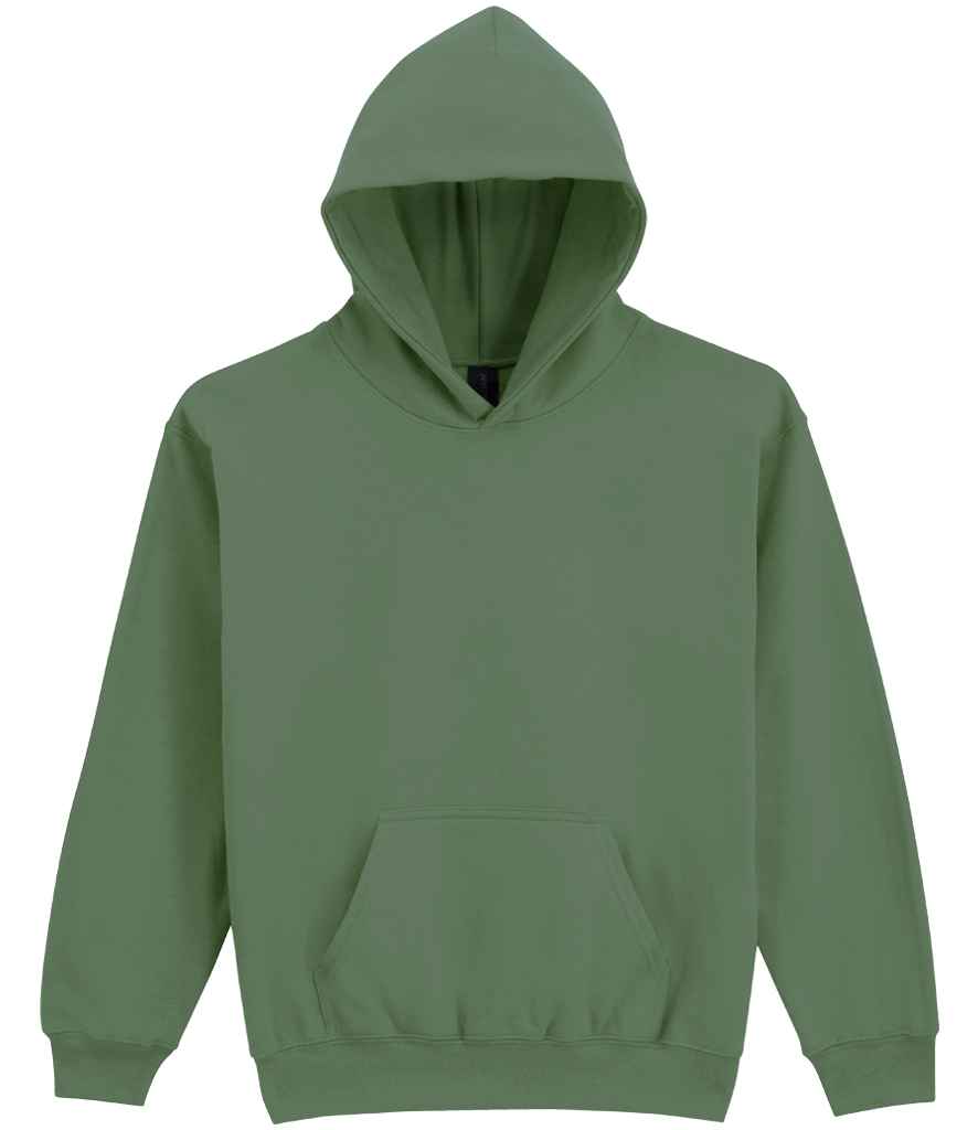 Gildan Kids SoftStyle® Midweight Hoodie in Military Green