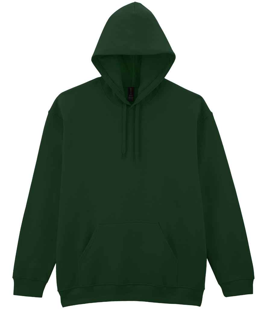 Gildan SoftStyle® Midweight Hooded Sweatshirt in Forest Green