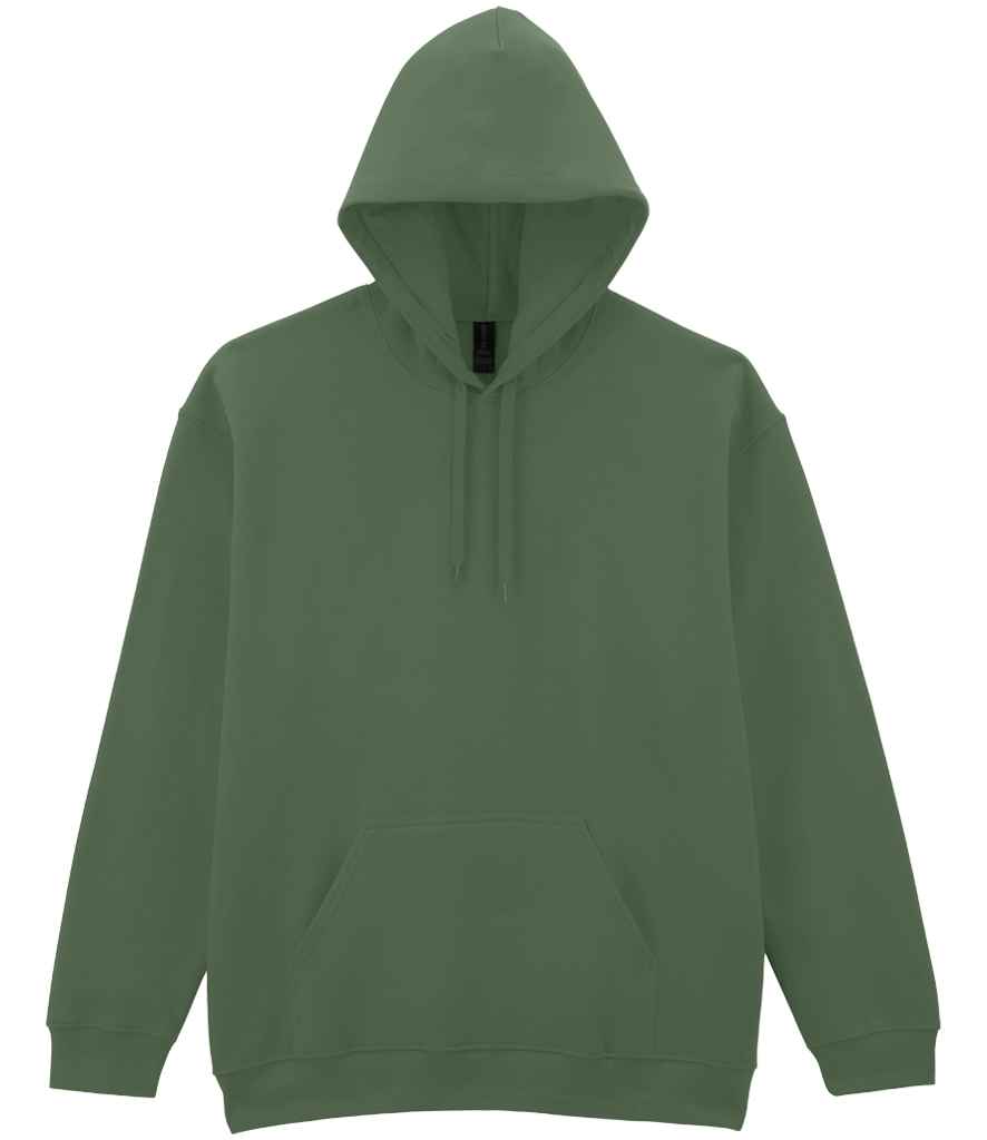 Gildan SoftStyle® Midweight Hooded Sweatshirt in Military Green
