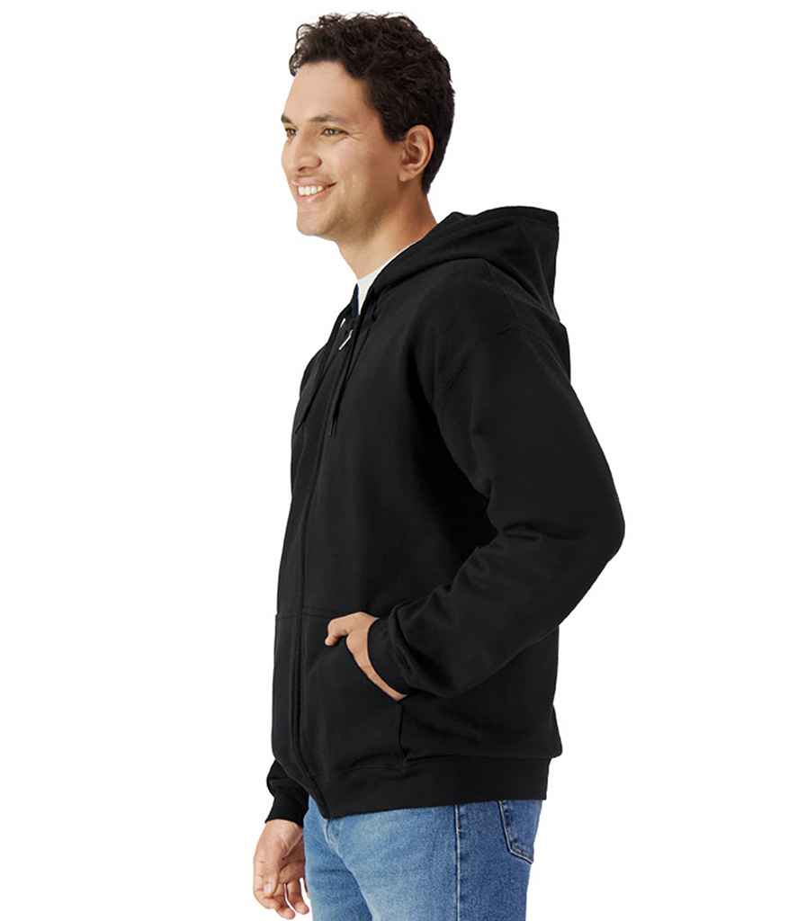 Gildan Gildan SoftStyle® Midweight Full Zip Hooded Sweatshirt Black