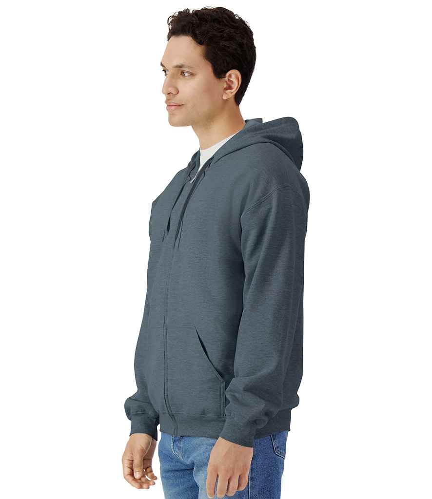 Gildan Gildan SoftStyle® Midweight Full Zip Hooded Sweatshirt Dark Heather