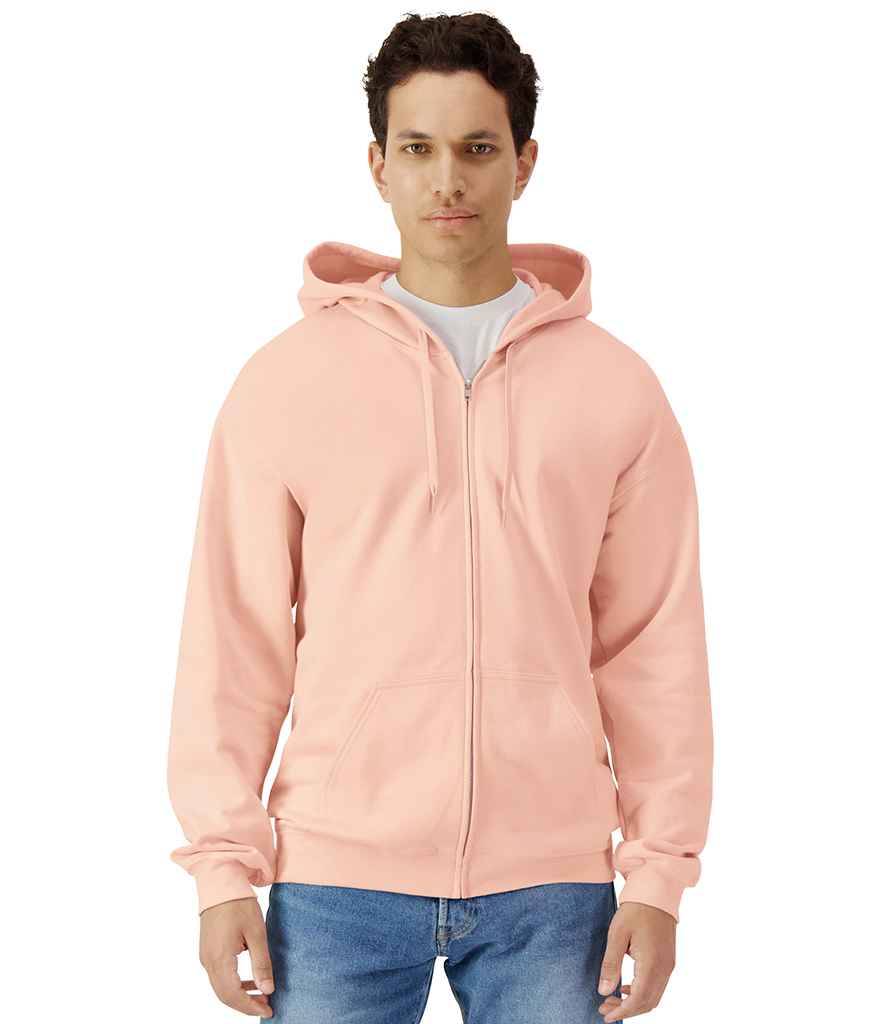 Gildan Gildan SoftStyle® Midweight Full Zip Hooded Sweatshirt Dusty Rose