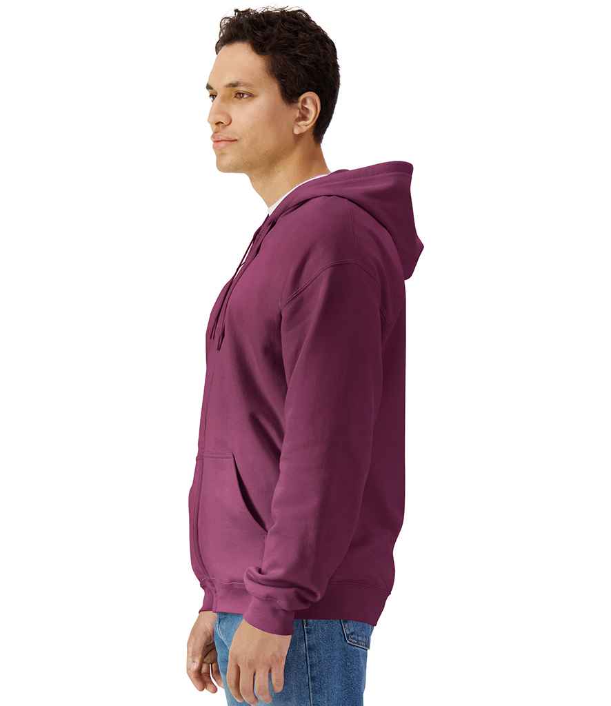 Gildan Gildan SoftStyle® Midweight Full Zip Hooded Sweatshirt Maroon