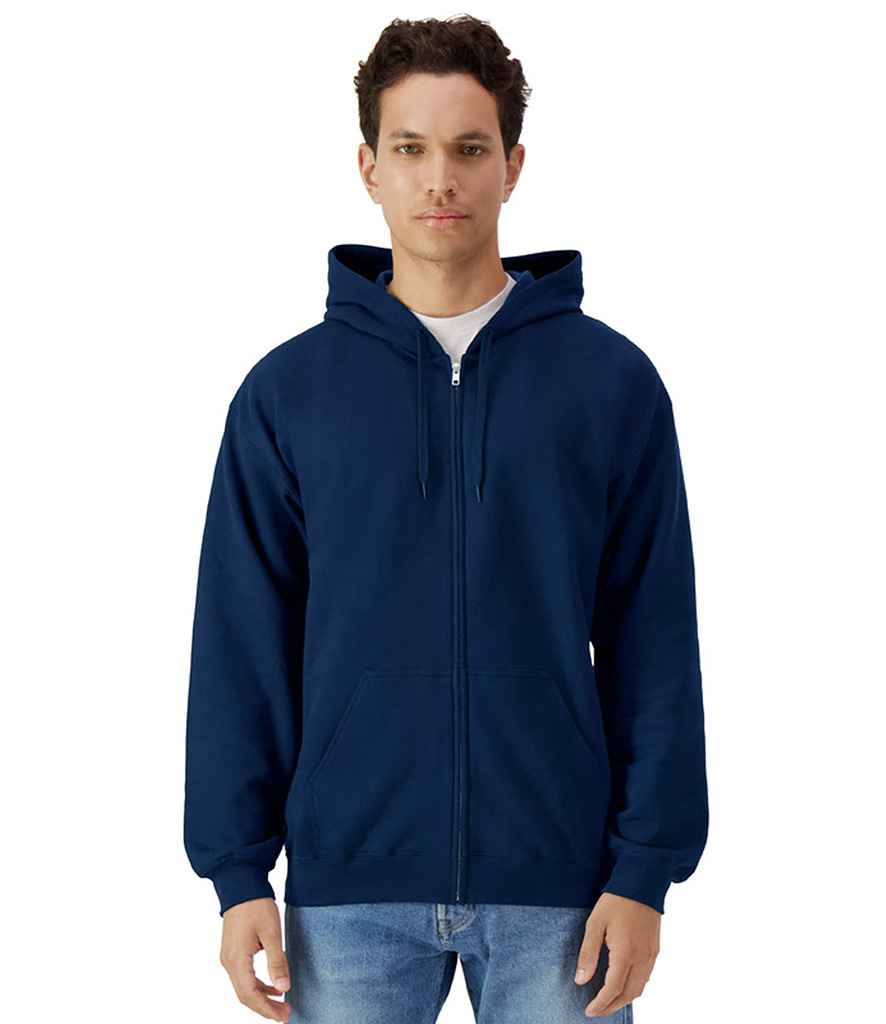 Gildan Gildan SoftStyle® Midweight Full Zip Hooded Sweatshirt Navy