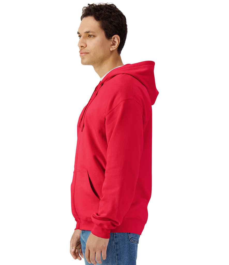 Gildan Gildan SoftStyle® Midweight Full Zip Hooded Sweatshirt Red