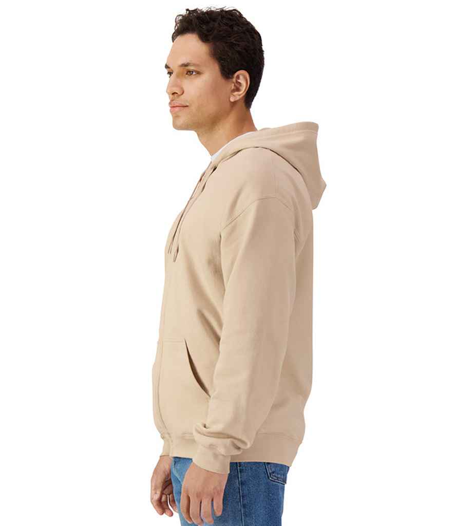 Gildan Gildan SoftStyle® Midweight Full Zip Hooded Sweatshirt Sand