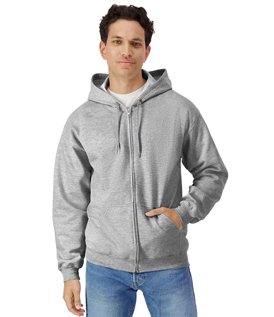 Gildan Gildan SoftStyle® Midweight Full Zip Hooded Sweatshirt Sport Grey