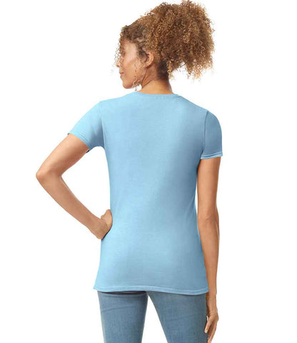 Gildan Gildan Ladies SoftStyle® T-Shirt Light Blue